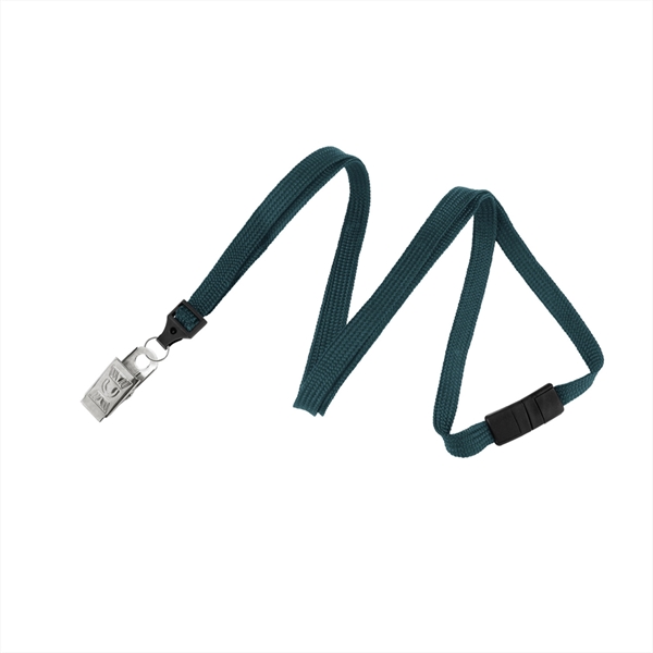 3/8" polypropylene tube stock lanyard with bulldog clip. Simple and affordable,... from ASI 62088 IDProductsource