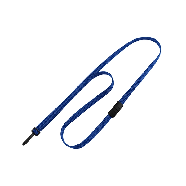 3/8" polypropylene flat-braid tube lanyard. Narrow, twist-free plastic hook end fitting... from ASI 62088 IDProductsource