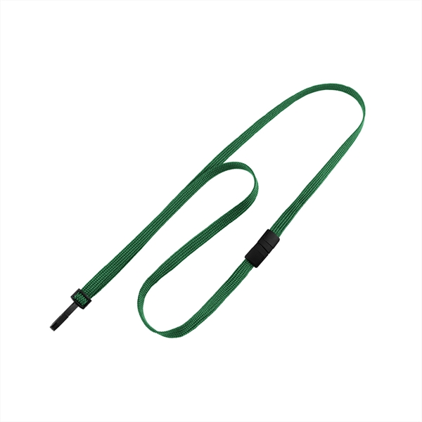 3/8" polypropylene flat-braid tube lanyard. Narrow, twist-free plastic hook end fitting... from ASI 62088 IDProductsource