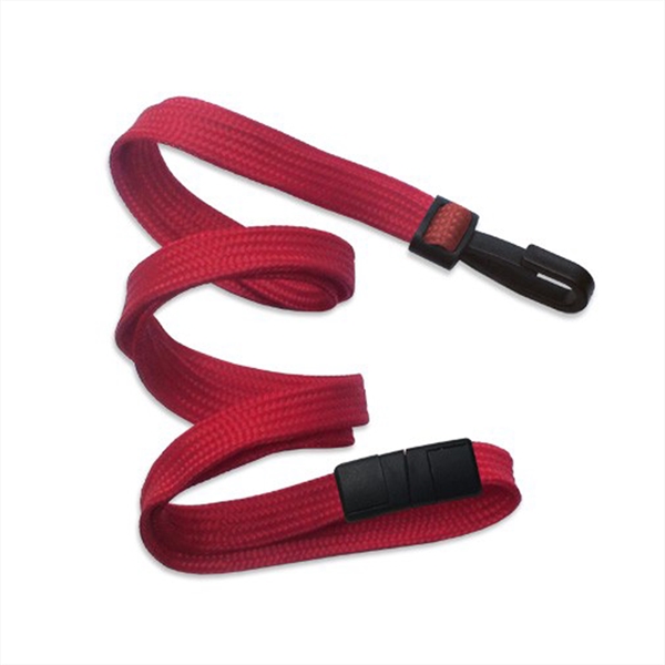 3/8" polypropylene flat-braid tube lanyard. Narrow, twist-free plastic hook end fitting... from ASI 62088 IDProductsource