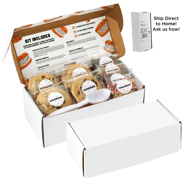 Ice Cream Sandwich Kit in a small mailer box; includes cookies,... from ASI 71685 Midnite Snax®