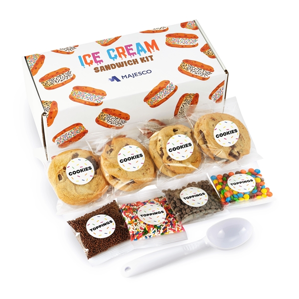 Ice Cream Sandwich Kit in a small mailer box; includes cookies,... from ASI 71685 Midnite Snax®