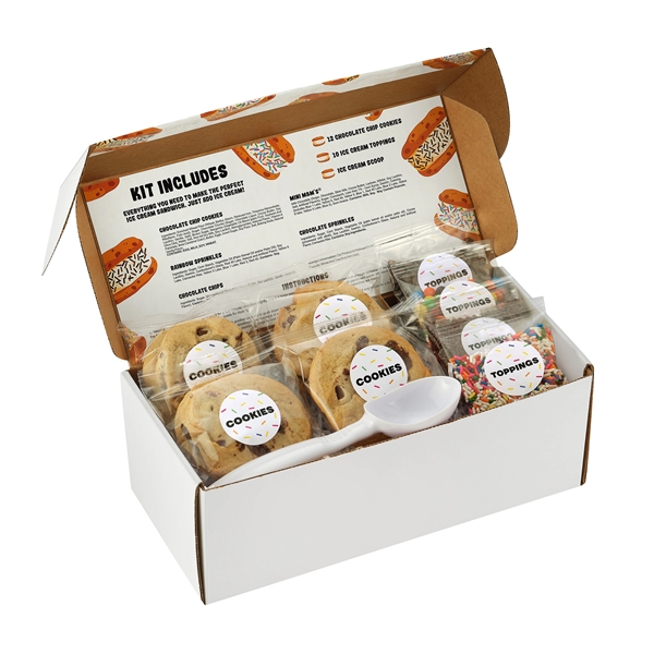 Ice Cream Sandwich Kit in a small mailer box; includes cookies,... from ASI 71685 Midnite Snax®
