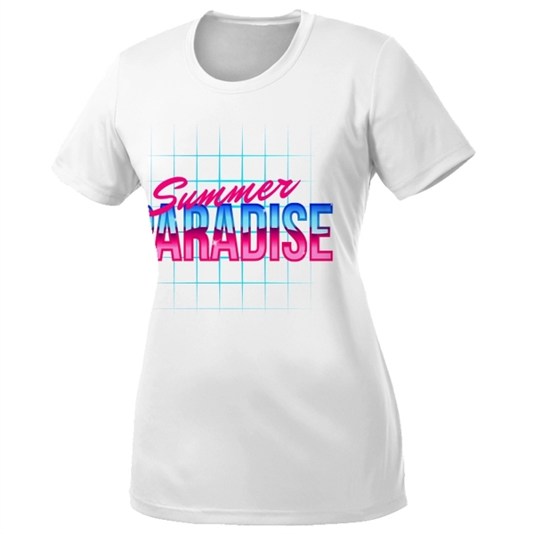 Spot Sublimation 50/50 cotton/poly t-shirt.... from ASI 67557 LimeLight Ent / Limelight USA