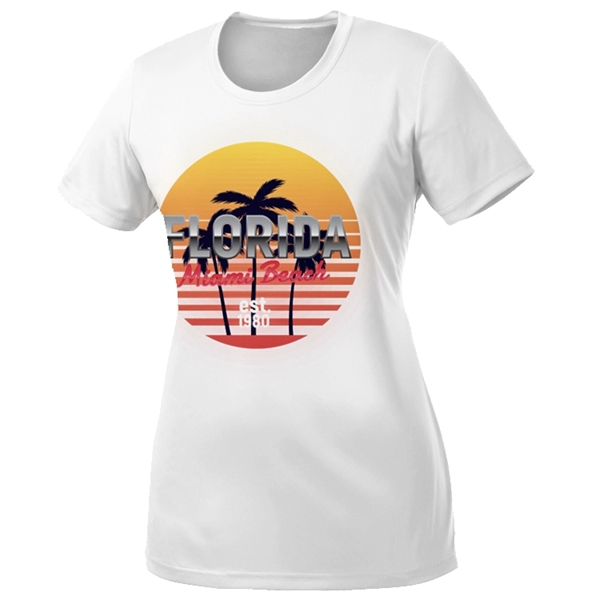 Spot Sublimation 50/50 cotton/poly t-shirt.... from ASI 67557 LimeLight Ent / Limelight USA