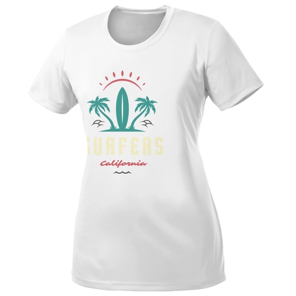 Spot Sublimation 50/50 cotton/poly t-shirt.... from ASI 67557 LimeLight Ent / Limelight USA