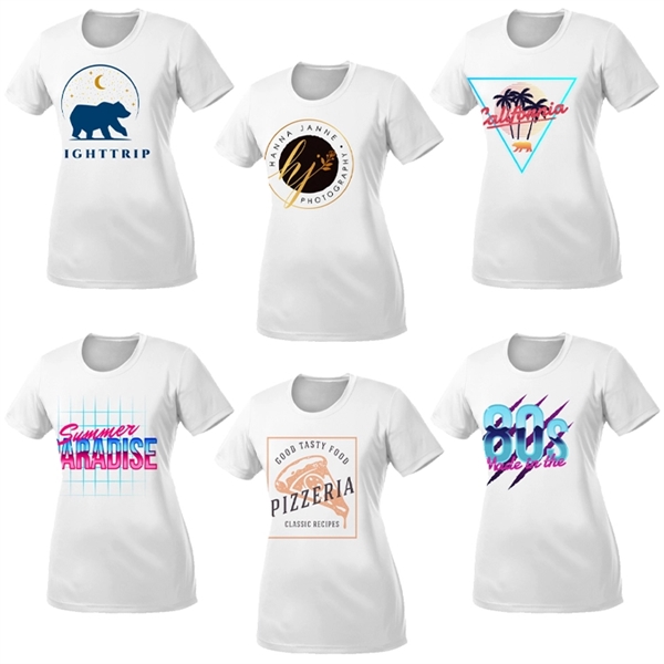 Spot Sublimation 50/50 cotton/poly t-shirt.... from ASI 67557 LimeLight Ent / Limelight USA