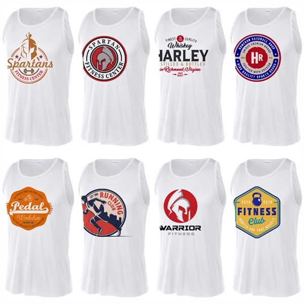 Spot Sublimation 3.8-ounce, 100% polyester Tank Top, S-2XL sizes.... from ASI 67557 LimeLight Ent / Limelight USA