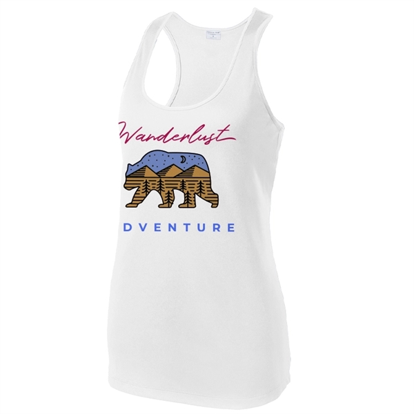 Spot Sublimation 3.8-ounce, 100% polyester Tank Top, XS-2XL sizes.... from ASI 67557 LimeLight Ent / Limelight USA