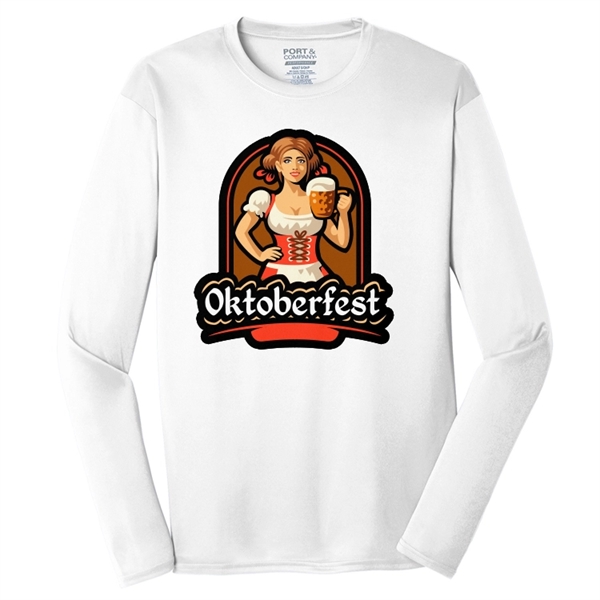 Spot Sublimation 50/50 cotton/poly t-shirt.... from ASI 67557 LimeLight Ent / Limelight USA