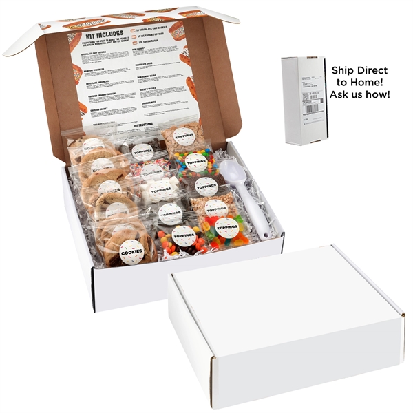 Ice Cream Sandwich Kit in a large mailer box; with cookies,... from ASI 71685 Midnite Snax®