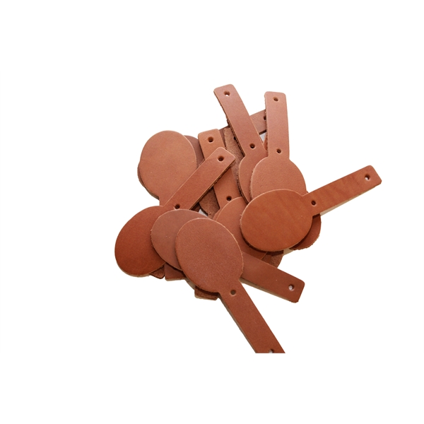 Our "Oval Keychain" blank leather piece. This product is blank and... from ASI 75126 Oowee Products