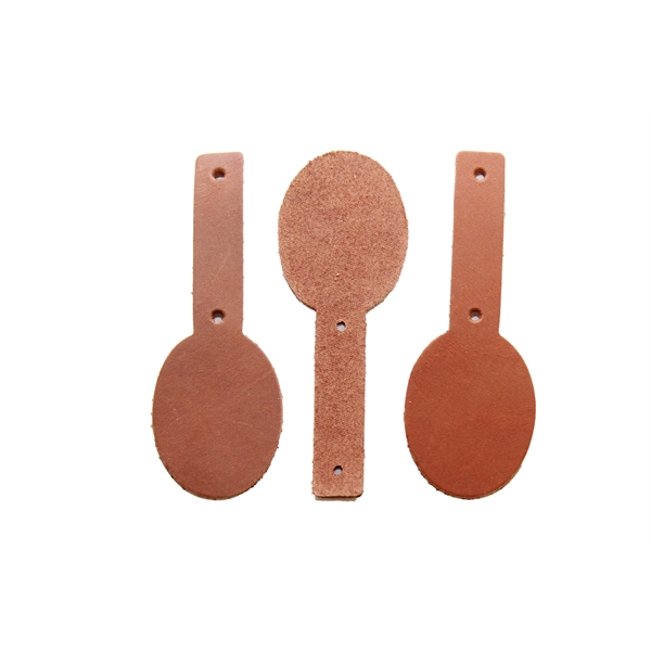 Our "Oval Keychain" blank leather piece. This product is blank and... from ASI 75126 Oowee Products
