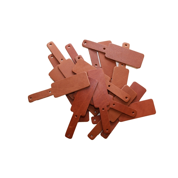 Our "Rectangle Keychain" blank leather piece. This product is blank and... from ASI 75126 Oowee Products