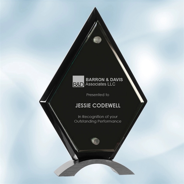 This Diamond Black Piano Finish Floating Acrylic Award is the perfect... from ASI 47791 Best Deal Awards