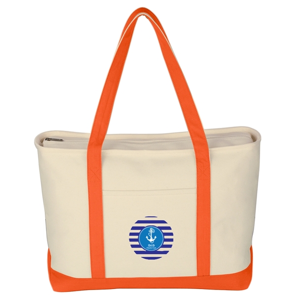 Large Heavy Cotton Canvas Boat Tote.  24 oz. Canvas. ... from ASI 61125 Hit Promotional Products / Hit®