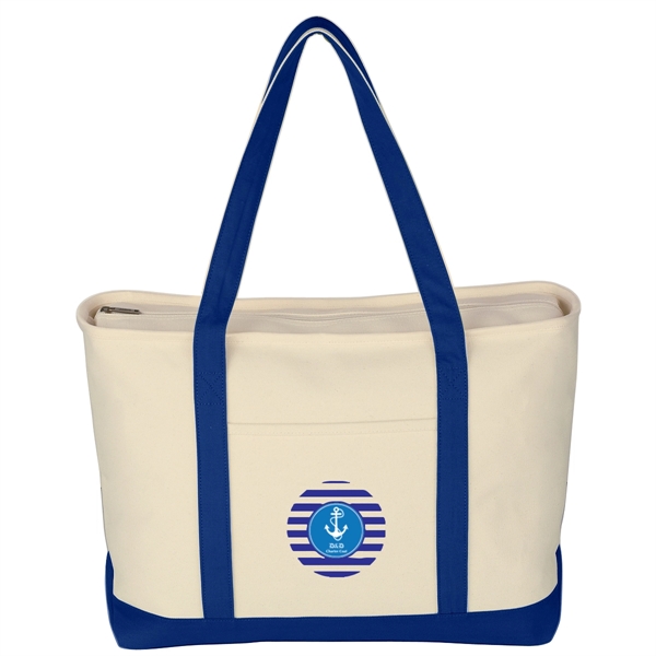 Large Heavy Cotton Canvas Boat Tote.  24 oz. Canvas. ... from ASI 61125 Hit Promotional Products / Hit®