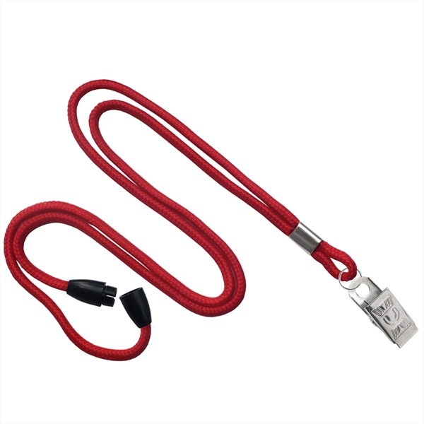 1/8" polypropylene round lanyard with a barrel breakaway, features a nickel-plated... from ASI 62088 IDProductsource