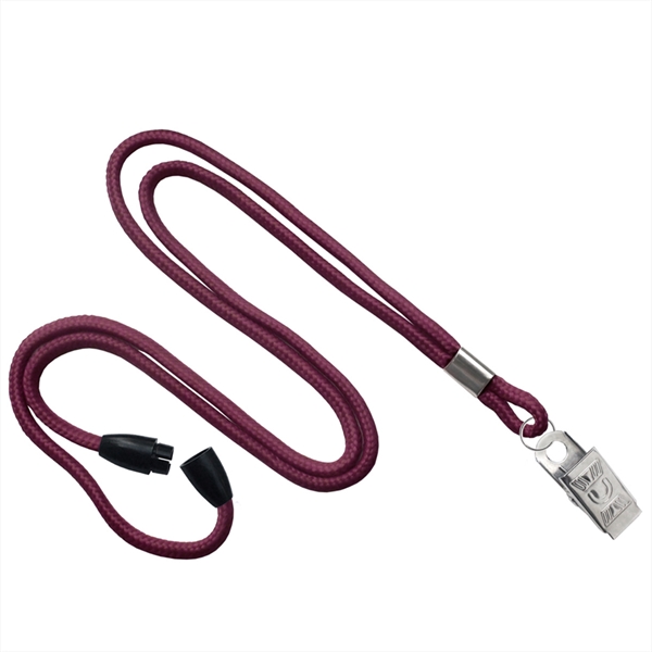1/8" polypropylene round lanyard with a barrel breakaway, features a nickel-plated... from ASI 62088 IDProductsource