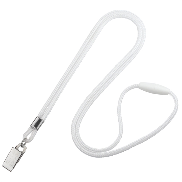 1/8" polypropylene round lanyard with a barrel breakaway, features a nickel-plated... from ASI 62088 IDProductsource