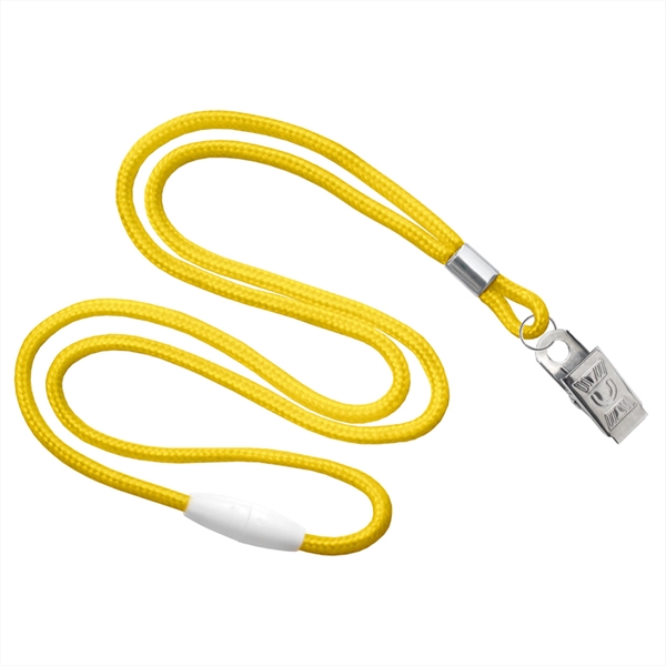 1/8" polypropylene round lanyard with a barrel breakaway, features a nickel-plated... from ASI 62088 IDProductsource