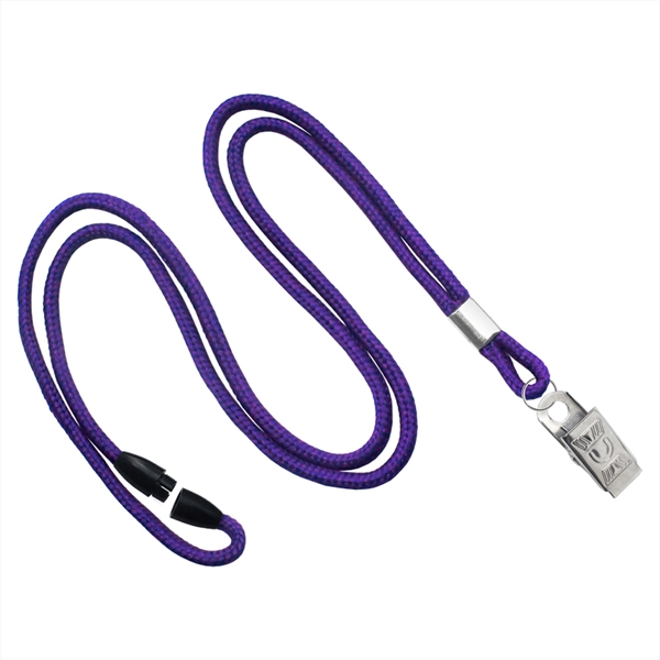 1/8" polypropylene round lanyard with a barrel breakaway, features a nickel-plated... from ASI 62088 IDProductsource