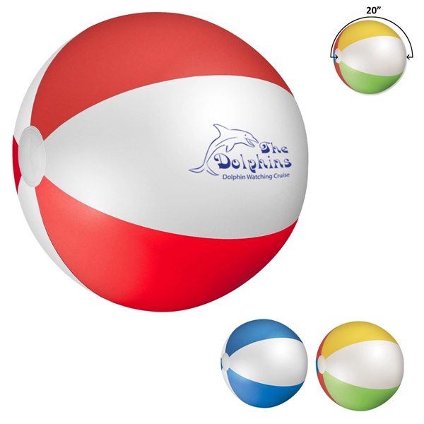 20" inflatable PVC beach ball.... from ASI 61125 Hit Promotional Products / Hit®