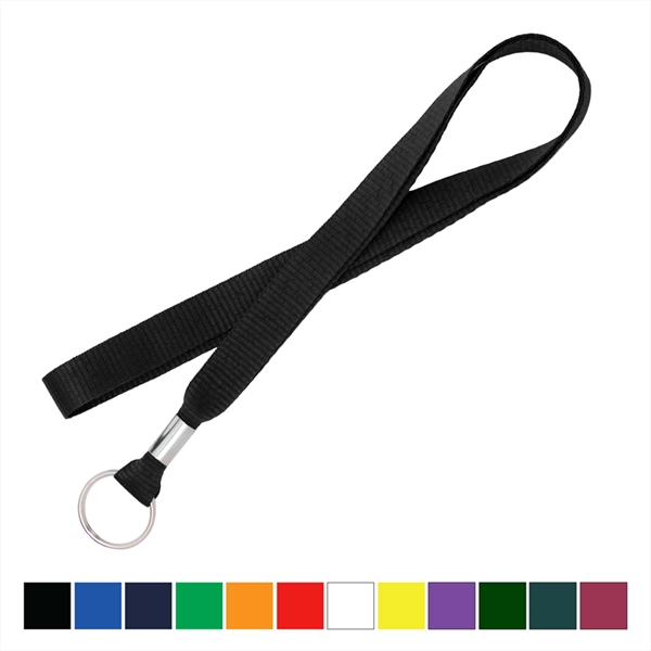 This economical 5/8" non-breakaway lanyard is made from a MicroWeave flat... from ASI 62088 IDProductsource