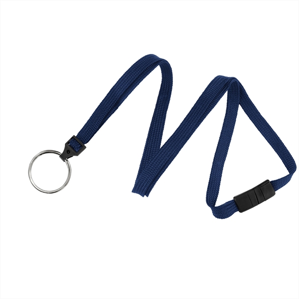 3/8" Tube braid breakaway woven lanyard with a universal slide adapter... from ASI 62088 IDProductsource