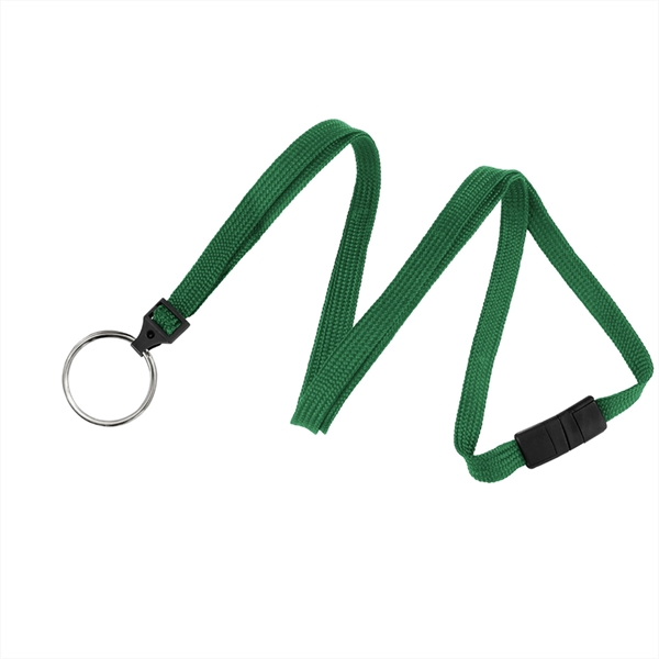 3/8" Tube braid breakaway woven lanyard with a universal slide adapter... from ASI 62088 IDProductsource