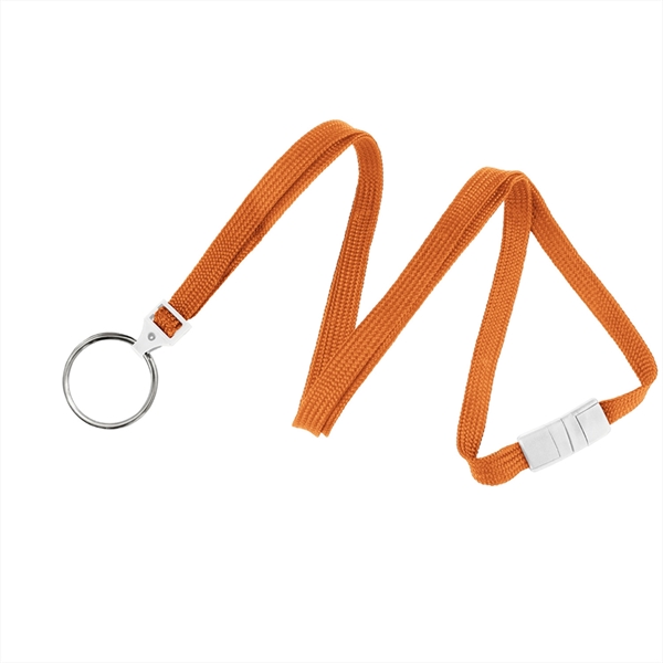 3/8" Tube braid breakaway woven lanyard with a universal slide adapter... from ASI 62088 IDProductsource