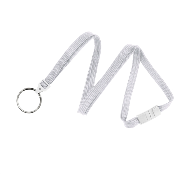 3/8" Tube braid breakaway woven lanyard with a universal slide adapter... from ASI 62088 IDProductsource