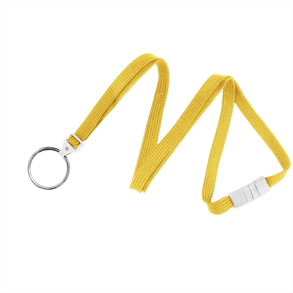 3/8" Tube braid breakaway woven lanyard with a universal slide adapter... from ASI 62088 IDProductsource