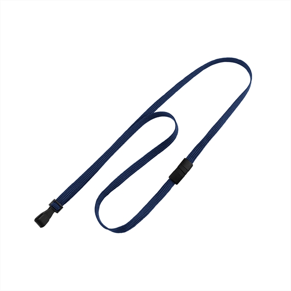 3/8" polypropylene tube woven lanyard, slim design. Narrow, twist-free plastic hook... from ASI 62088 IDProductsource