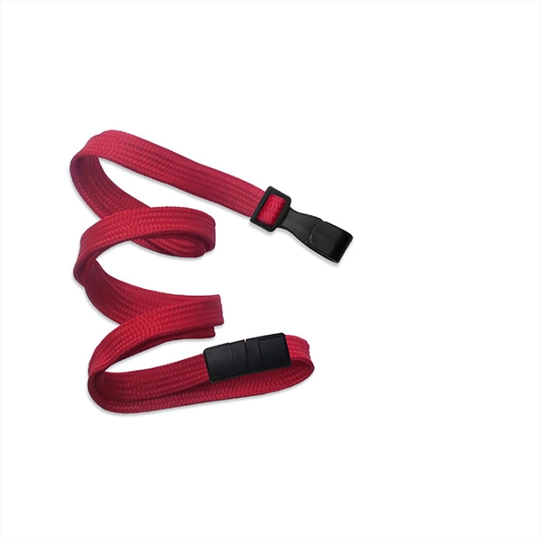 3/8" polypropylene tube woven lanyard, slim design. Narrow, twist-free plastic hook... from ASI 62088 IDProductsource