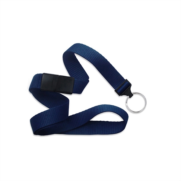 5/8" flat ribbed polyester breakaway lanyard with a universal slide adapter,... from ASI 62088 IDProductsource