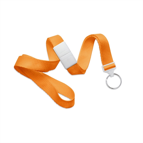 5/8" flat ribbed polyester breakaway lanyard with a universal slide adapter,... from ASI 62088 IDProductsource
