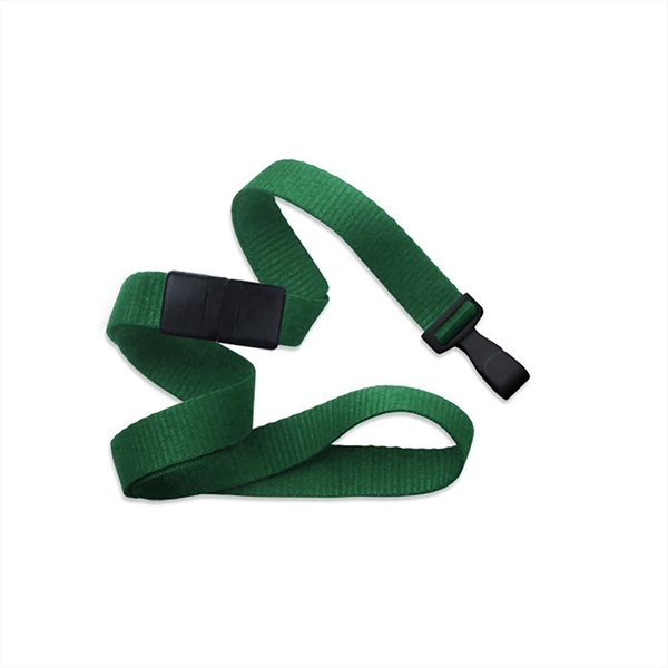 5/8" Flat Ribbed Polyester Breakaway Lanyard with Wide "Twist-Free" Plastic Hook.... from ASI 62088 IDProductsource