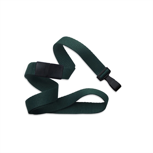 5/8" Flat Ribbed Polyester Breakaway Lanyard with Wide "Twist-Free" Plastic Hook.... from ASI 62088 IDProductsource