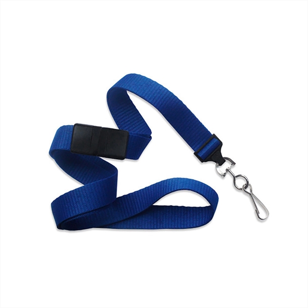 5/8" flat ribbed polyester lanyard with a universal slide adapter, breakaway,... from ASI 62088 IDProductsource
