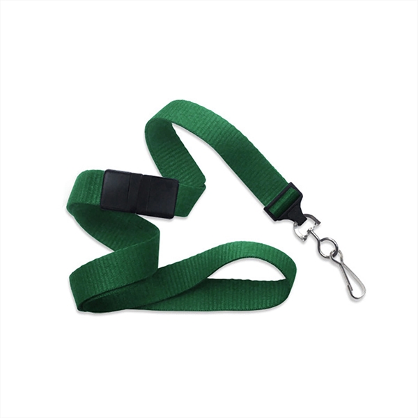 5/8" flat ribbed polyester lanyard with a universal slide adapter, breakaway,... from ASI 62088 IDProductsource