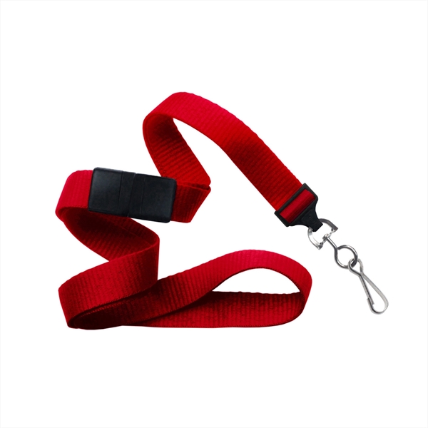 5/8" flat ribbed polyester lanyard with a universal slide adapter, breakaway,... from ASI 62088 IDProductsource