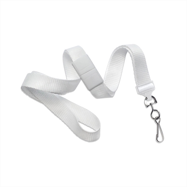 5/8" flat ribbed polyester lanyard with a universal slide adapter, breakaway,... from ASI 62088 IDProductsource