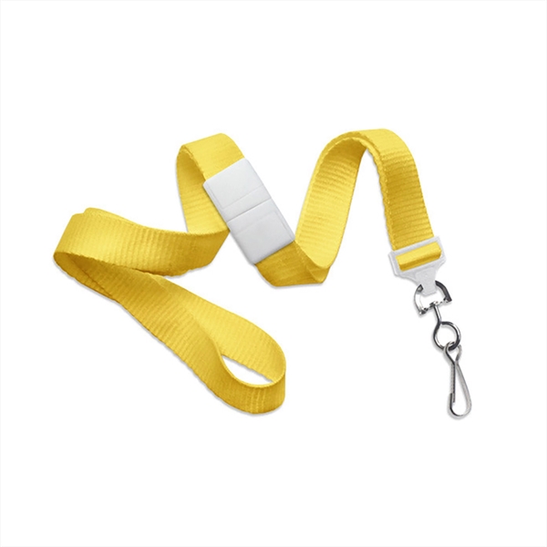 5/8" flat ribbed polyester lanyard with a universal slide adapter, breakaway,... from ASI 62088 IDProductsource