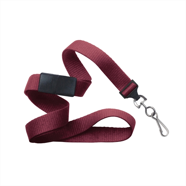 5/8" flat ribbed polyester lanyard with a universal slide adapter, breakaway,... from ASI 62088 IDProductsource