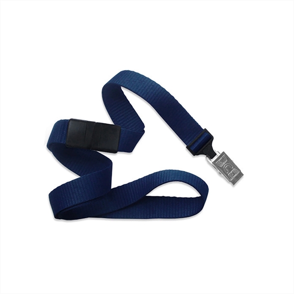 5/8" Flat Ribbed Polyester Breakaway Lanyard with A Universal Slide Adapter... from ASI 62088 IDProductsource