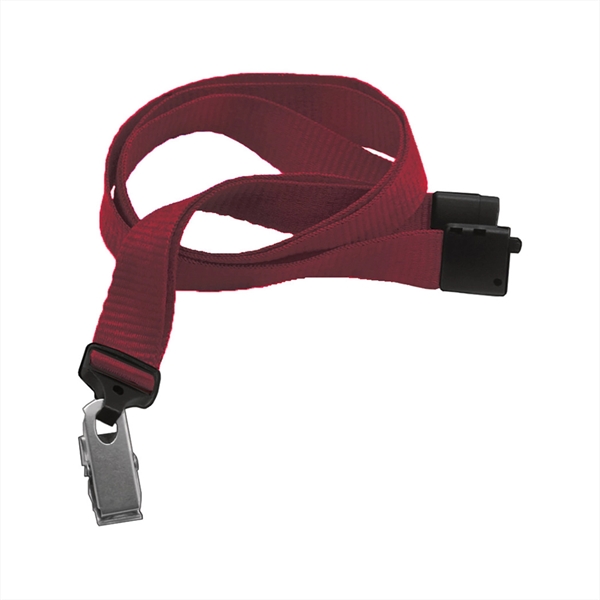 5/8" Flat Ribbed Polyester Breakaway Lanyard with A Universal Slide Adapter... from ASI 62088 IDProductsource