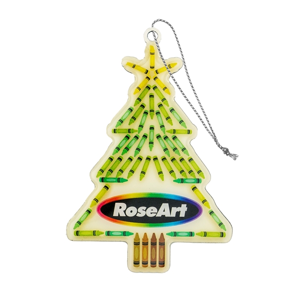 Custom shape stainless steel holiday ornaments with epoxy dome imprint.... from ASI 52263 EMT / EMT EASY