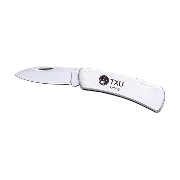 Stainless steel pocket knife that measures 3" when closed and features... from ASI 46170 Compass Industries Inc