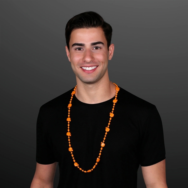 Football Head Party Bead Necklaces; Blank Pricing... from ASI 34194 ALightPromos